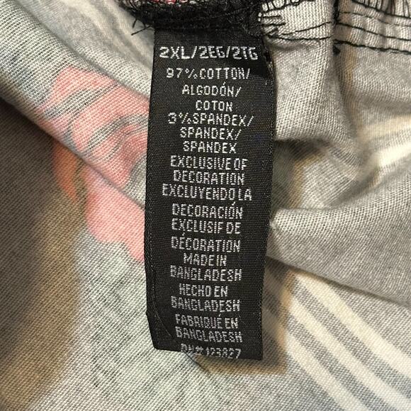 Fresh Prints of Bel-Air Men's Rose Shirt 2XL Button Front Striped Western Retro - Picture 8 of 8